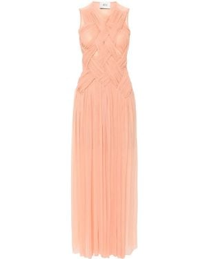Atu Body Couture Emotional Braided Maxi Dress - Pink