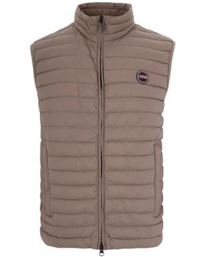 Colmar Quilted Padded Gilet - Brown