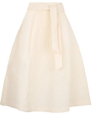 Fabiana Filippi Belted Skirt - White