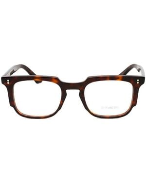 Cutler and Gross Cgop138249 Rectangle-Frame Glasses - Black