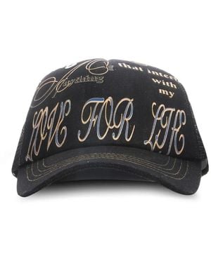 JUNGLES JUNGLES Graphic-Print Cap - Black
