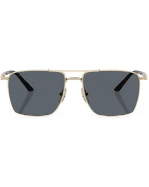 Persol Supreme Arrow Square-Frame Sunglasses - Gray