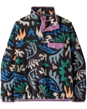 Patagonia Pullover Mit Print - Blau