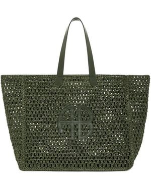 Anine Bing Large Rio Tote - Green