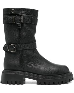 GISÉL MOIRÉ Botas Norvegia - Negro