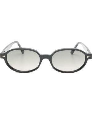 Ahlem Rohan Oval-Frame Sunglasses - White
