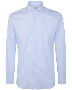 Tintoria Mattei 954 Srafur Buttoned Shirt - Blue