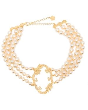ShuShu/Tong Baroque-Frame Necklace - Metallic