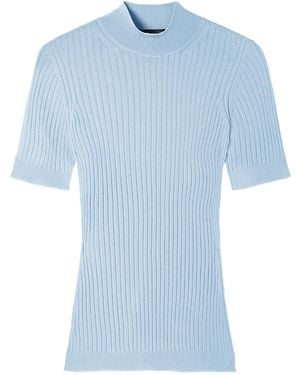 Versace Top A Coste - Blu