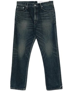 Neighborhood Ausgeblichene Jeans - Blau