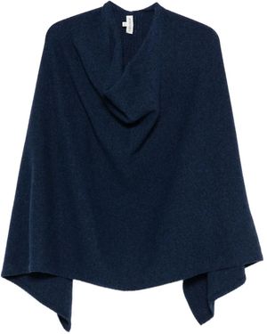 Eric Bompard Langer Poncho Aus Kaschmir - Blau
