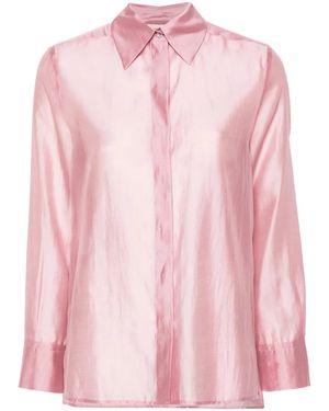Blanca Vita Cedry セミシアーシャツ - ピンク