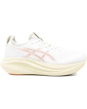 Asics Gel-Nimbus 27 Lace-Up Trainers - White