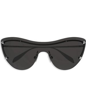 McQueen Oversize-Frame Sunglasses - Black