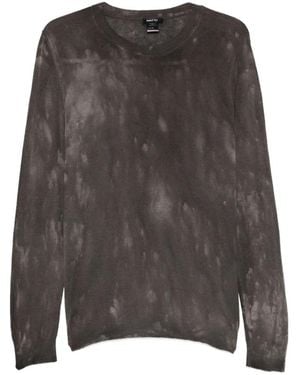 Avant Toi Tie-Dye Jumper - Grey