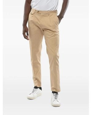 Cruna Belt-Loop Pants - Natural