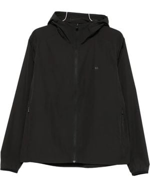 BOSS Hooded Zip-Up Jacket - Black