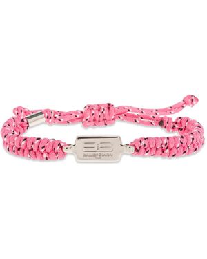 Balenciaga Saint-Germain Lace Bracelet - Pink