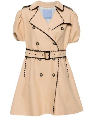 Macgraw Trench Mini Dress - Natural