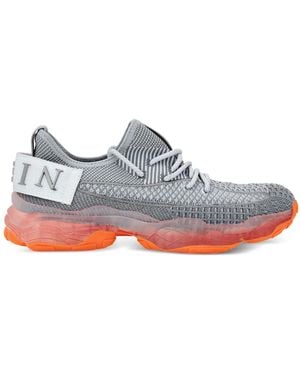 Philipp Plein Runner Iconic Plein ローカット スニーカー - ホワイト