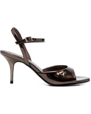 Love Moschino Ankle Strap Sandals - White