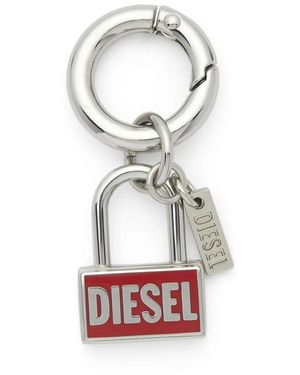DIESEL Schlüsselanhänger Mit Schloss - Weiß