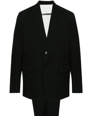 Jil Sander シングルスーツ - ブラック