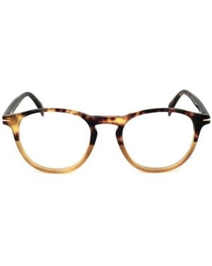 David Beckham Tortoiseshell-Effect Glasses - Brown