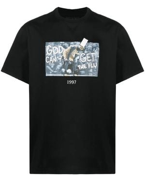 Throwback. Photograph-Print Crew-Neck T-Shirt - Black