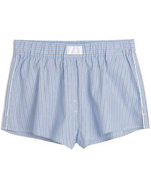 MAGNIBERG Striped Shorts - Blue