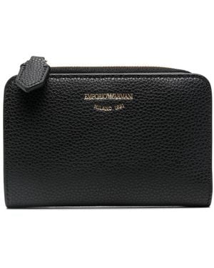 Emporio Armani Zipped Bifold Wallet - Black