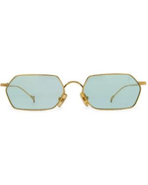 Eyepetizer Cavallet Geometric-Frame Sunglasses - Green