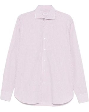Borriello Striped Button-Up Shirt - Pink