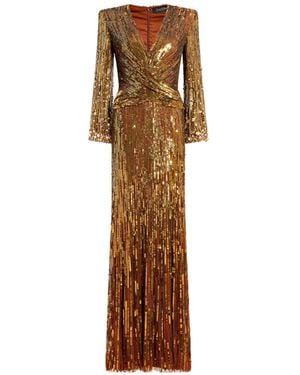 Jenny Packham Cosmos Gown - Brown