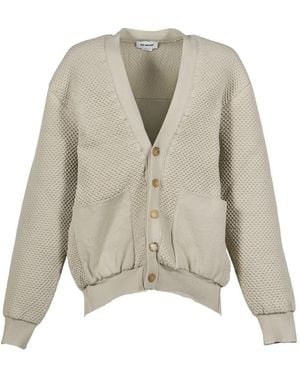 Hed Mayner Patch Pocket Cardigan - White