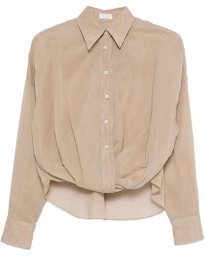 Brunello Cucinelli Classic Shirt - Natural