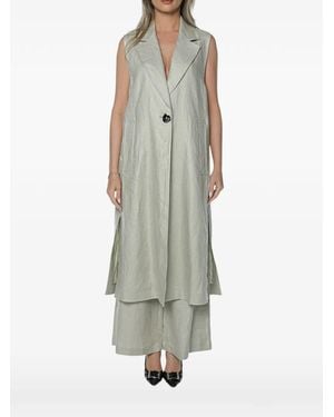 ARMANI EXCHANGE Abrigo Con Solapas De Muesca - Blanco