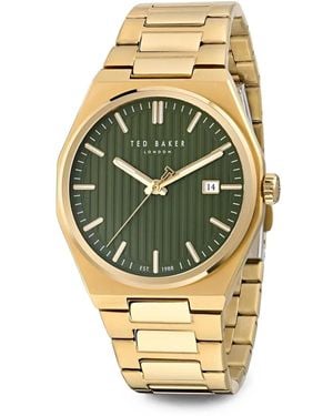 Ted Baker Barteen 42Mm Watch - Metallic