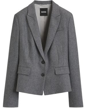 BOSS Slim-Fit Blazer - Gray