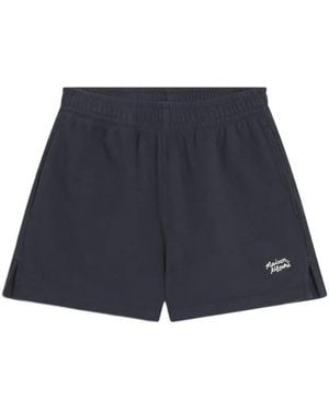 Maison Kitsuné Logo Shorts - Blue