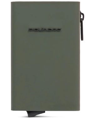 Piquadro Pop-Up Zip Wallet - Green