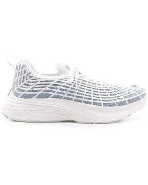 Athletic Propulsion Labs Cage-Detail Front-Lace Sneakers - White