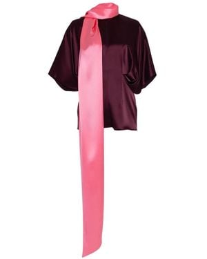 ROKSANDA Top Luma Drappeggiato - Rosso