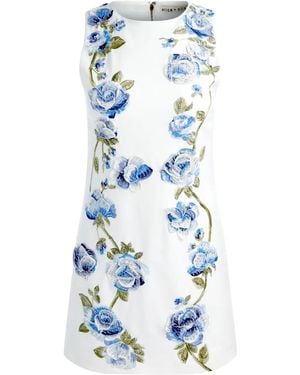 Alice + Olivia Clyde Dress - Blue