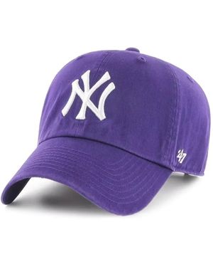 '47 New York Yankees Baseball Cap - Purple