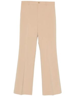 Ralph Lauren Straight-Leg Trousers - Natural