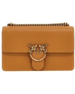 Pinko Love One Simply ショルダーバッグ - ブラウン