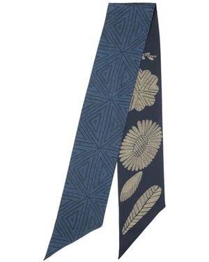 Elizabetta Marta Schal Mit Print - Blau