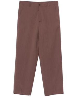 Costumein Pantalon Évasé À Boutonnière - Brown