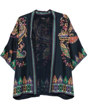 Etro Printed Kesa Jacket - Blue